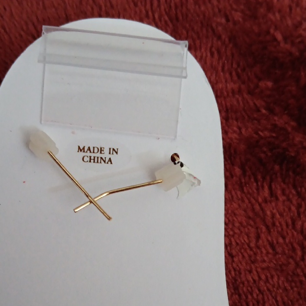 Cute Pink Ghost Earrings - Picture 2 of 3